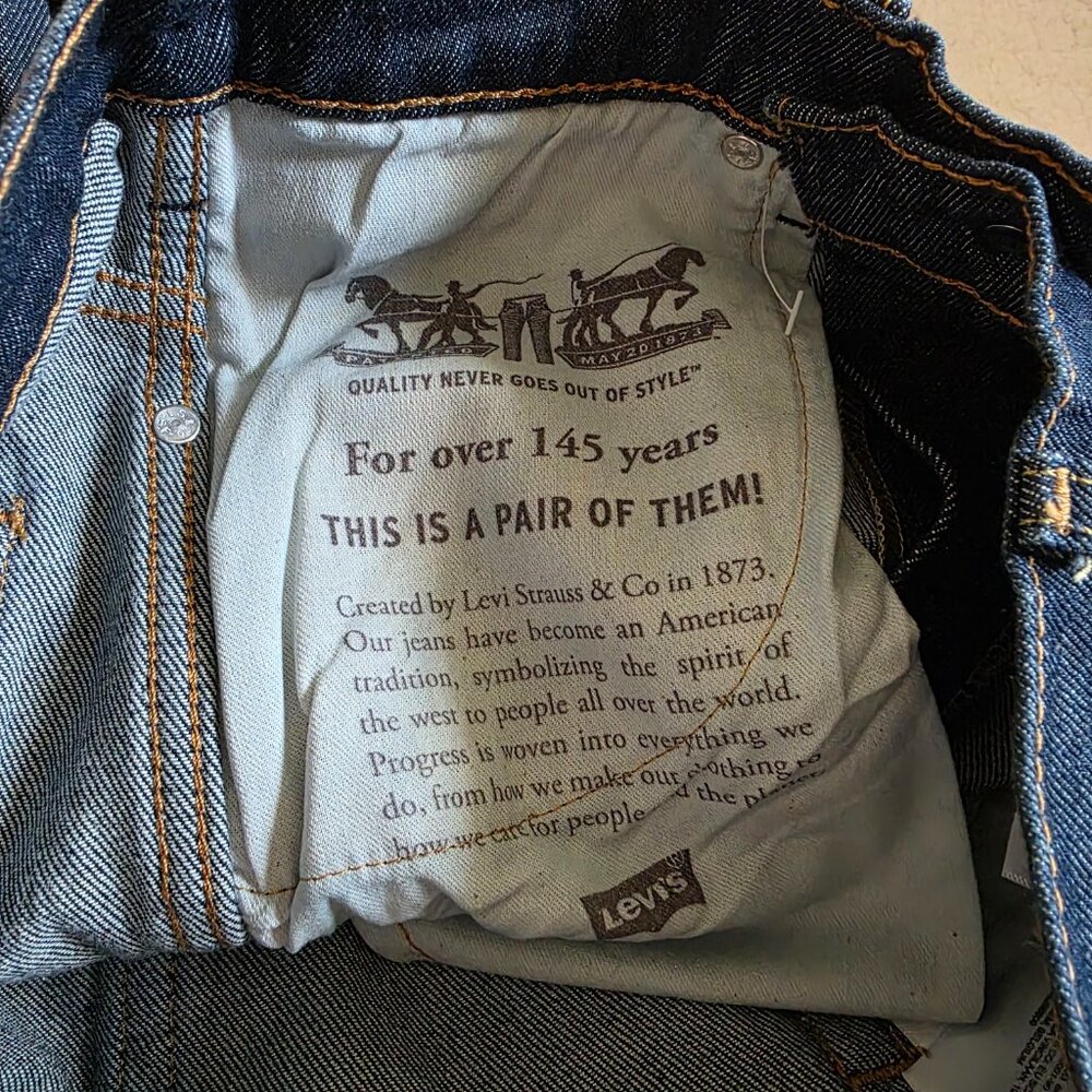 Levi Strauss Western Fit NWT 29x34 - Picture 6 of 7